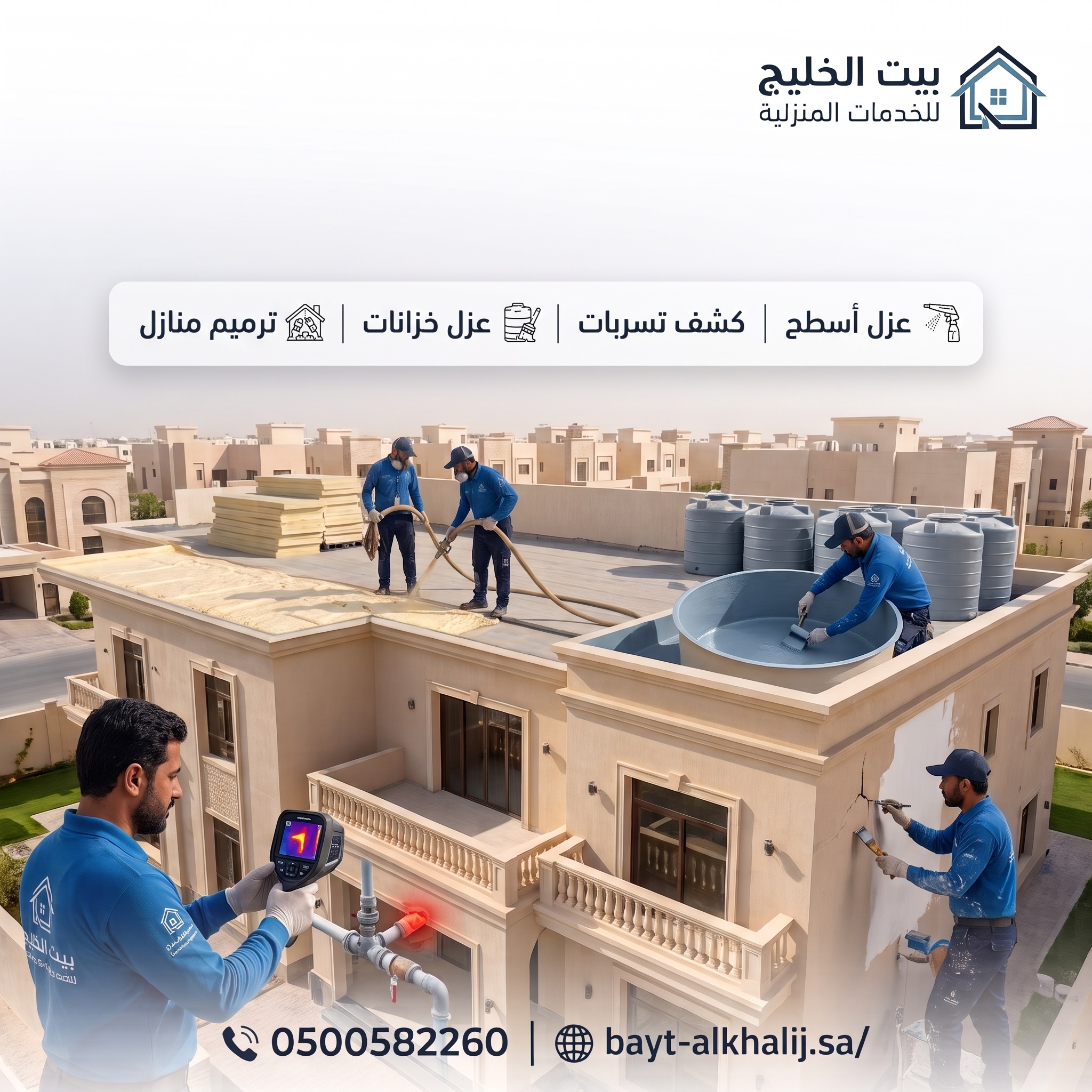 شاهد كيف نحمي منزلك: جولة حية داخل مشاريعنا الميدانية 🎥